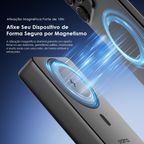 MagPower 15 Power Bank de 10000mAh com Carregamento Sem Fio e com Fio