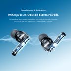 SpaceBuds Neo+ Fones de Ouvido ANC com Áudio Espacial True Wireless