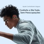 OpenSnap N Fones de Ouvido True Wireless Open-Ear