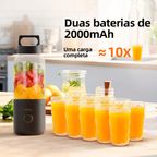 SmartBlender Go 500ML Liquidificador Portátil
