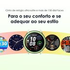 Watch 2R Smartwatch Colorido com Tela TFT de 1,39" e Certificação IP68