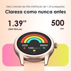 Watch 2R Smartwatch Colorido com Tela TFT de 1,39" e Certificação IP68