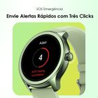 Watch 2R Smartwatch Colorido com Tela TFT de 1,39" e Certificação IP68