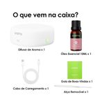 AromaGlow Difusor de Aromaterapia RecarregáVel Sem áGua