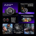 Watch Nova RV 1.39" HD Video Watch Faces IP68 Relógio Inteligente