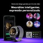 Watch Nova RV 1.39" HD Video Watch Faces IP68 Relógio Inteligente