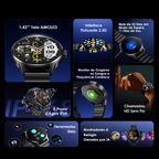 Watch 5R Pro 1.43" AMOLED 2.5D Floating Interface IP68 Smart Watch