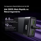 PowerNova Q21 20000mAh 22.5W Acumulador de Energia