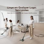 CordForce Plus Aspirador vertical com fio, motor de 500 W