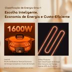 MultiPot S1 Lite Panela elétrica multifuncional com capacidade para 6L