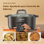 MultiPot S1 Lite Panela elétrica multifuncional com capacidade para 6L