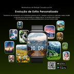 Watch Nova N Relógio inteligente de vidro curvo 2.5D