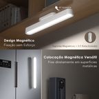 GlowMagnetic Luz magnética de 5W e 300 lúmens, 2 unid.