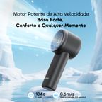 TurboFan Air Ventilador de mão com fluxo de ar intenso