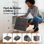 Cozy Puff Baú Dobrável Multifuncional