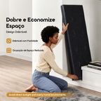 Cozy Plus Puff Baú Dobrável de Design Extra Grande