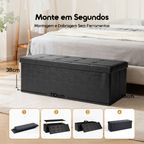 Cozy Plus Puff Baú Dobrável de Design Extra Grande