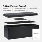 Cozy Plus Puff Baú Dobrável de Design Extra Grande