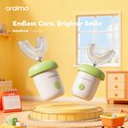 BabyBrush Escova de dentes elétrica para bebé com 3 modos de limpeza