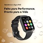 Watch 6N Relógio inteligente com ecrã a cores totalmente sensível ao toque