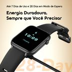 Watch 6N Relógio inteligente com ecrã a cores totalmente sensível ao toque