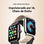 Watch 6 Nano Relógio inteligente com ecrã TFT totalmente sensível ao toque de 1,52"