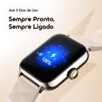 Watch 6 Nano Relógio inteligente com ecrã TFT totalmente sensível ao toque de 1,52"