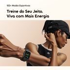 Watch 6 Nano Relógio inteligente com ecrã TFT totalmente sensível ao toque de 1,52"