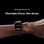 Watch Nova 2 Lite Relógio inteligente com ecrã a cores AMOLED totalmente sensível ao toque de 1,93 polegadas