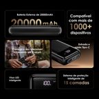 Traveler 12 Byte Bateria externa de 20000mAh 12W