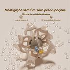 TinyChew Silicone de qualidade alimentar, fácil de segurar, TinyChew