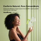 HandPump Bomba tira-leite manual leve e suave, livre de BPA