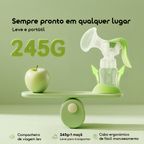 HandPump Bomba tira-leite manual leve e suave, livre de BPA