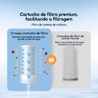 CleanSip Sistema de filtragem de água multicamada para montagem em torneira