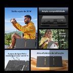 SolarFlex 30 Painel solar portátil de 30 W