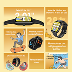 Watch 5 Lite Smartwatch FreeFire HD de 2,01" com classificação IP68