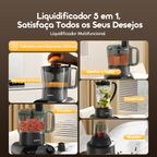 OmniBlend 2 Liquidificador 5 em 1 com velocidade de 21.000 RPM