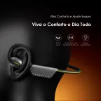 Watch 5 Lite & OpenCirclet 2 2.01" HD IP68 Smart Watch & IPX5 Steps Tracking Open-Ear Earphones