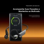 Watch 5 Lite & OpenCirclet 2 2.01" HD IP68 Smart Watch & IPX5 Steps Tracking Open-Ear Earphones