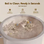 PureDrink 240 & TinyChew 240ml PPSU Baby Bottle & Baby Teething Manhattan Ball Toy