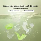 PureDrink 240& HandPump Biberão de 240ml em PPSU e bomba tira-leite manual leve e suave, livre de BPA.