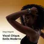 Watch 6N & SpaceBuds Air Smartwatch com ecrã a cores sensível ao toque de 1,83 polegadas e auscultadores sem fios com localizador inteligente e 38 horas de autonomia.