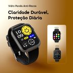 Watch 6N & SpaceBuds Air Smartwatch com ecrã a cores sensível ao toque de 1,83 polegadas e auscultadores sem fios com localizador inteligente e 38 horas de autonomia.