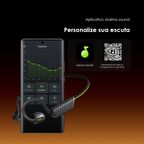 OpenCirclet 2 Auscultadores abertos com rastreamento de passos IPX5