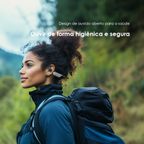 OpenCirclet 2 Auscultadores abertos com rastreamento de passos IPX5