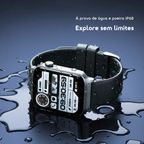 watch 6 max Relógio inteligente com ecrã tátil de 1,83 polegadas e bateria com duração de 28 dias