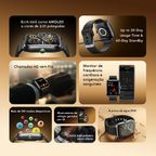 Watch Nova 2 Relógio inteligente com ecrã táctil curvo AMOLED de 2,01" e classificação IP68