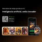 Watch Nova 2 Relógio inteligente com ecrã táctil curvo AMOLED de 2,01" e classificação IP68