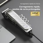 EasyCut 2 Máquina de cortar cabelo super potente de 10 W com carregamento rápido