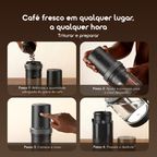 BeanGrind Moinho de café portátil de precisão